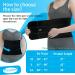 Pauline Abdominal Binder | Post Surgery Compression Support | Latex-Free Stomach Wrap for Hernia & Tummy Tuck | Breathable 3 Panel Belly Band (30-45 Black - Buy Online on GoSupps.com
