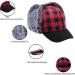 Winter Buffalo Plaid Trapper Hat with Sherpa Lining and Ear Flaps - Red - Buy Online on GoSupps.com