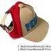 PetPhindU Dog Sun Hat | Baseball Cap for Pets - Red Peaked Cap with Letter Print - Shading Accessory for Dogs - Buy Online on GoSupps.com