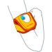 Chummie Comfy Armband for Bedwetting Alarms - Patented Design for Maximum Comfort and Convenience in Orange - Buy Online on GoSupps.com