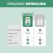 Certified Organic Spirulina - 180 capsules - Vegan - Made in Canada - Buy Online on GoSupps.com