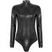 Women s Metallic Body Without Arm Top | Wetlook One-Piece Costume | Leotard Jersey & Jumpsuit in Red & Black | Ideal for Gymnastics & Dance - Buy Online on GoSupps.com