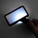 Hand-held Square Magnifying Glass 10X high-Definition Magnifying Glass with LED Light for Reading Inspection Hobby and handicrafts Commemoration Day - Buy Online on GoSupps.com