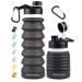 Nefeeko Collapsible Water Bottle , 26oz Silicone Foldable Water Bottles Leakproof BPA Free Travel Water Bottles with Carabiner, Portable Sport Water Bottles for Camping,Hiking Outdoor Indoor Sport