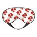 Sleep Mask Eye for Women Men Reusable Soft Blackout Eye Masks Covers for Night Better Sleep Travel Camping Road Trip Essentials Gifts for Him Her - Poppy Flowers