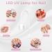 Lophe UV Lamp for Gel Nails - Flexible Swan Neck LED Nail Dryer Mini Rotatable USB Lamp for All Gel Polish Hardening - Best UV Nail Lamp - Buy Online on GoSupps.com
