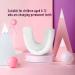 2PC U-Shaped Kids Electric Toothbrush Replacement Heads | Food Grade Silicone | Compatible with U-Type Electric Toothbrush | Ages 7-12 - Buy Online on GoSupps.com