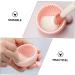 DOITOOL 1pc Silicone Scrub Pad Makeup Cleaning Pad Hair Brush Cosmetic Tool Cleaning Brush Scrubber Mat Eye Patches for Adults Makeup Gadgets Washer Silica Gel Pink Makeup Brush - Buy Online on GoSupps.com