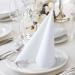 LEKOCH 100 PCs Premium High-Quality White Napkins | Disposable Airlaid 40x40 Wedding Napkins - Ideal for Events & Parties - Buy Online on GoSupps.com