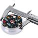 Portable Women's Nutcracker Ballet Pill Box - Round Mini 3-Compartment Design for Travel - Perfect for Small Pills - Black - Buy Online on GoSupps.com