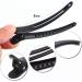 12 Pcs Black Hair Clips - Durable Plastic Compartment Clamps for Hairdressers | Combi Clip Set - Buy Online on GoSupps.com