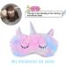 Eye Mask for Sleeping Ulife Mall Cute 3D Unicorn Soft Fluffy Plush Sleep Mask Sleeping Mask with Silk Back Novelty Blindfold Eyeshade Travel Eye Cover for Women Men Girls Kids - Rainbow A Rainbow_unicorn - Buy Online on GoSupps.com