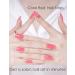 TrueShei Coral Pink Nail Foils | 23PC Self-Adhesive Gel Stickers | UV Nail Film for Beautiful Gellack Wraps - Buy Online on GoSupps.com