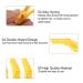 Buy 6-Piece Yellow Crocodile Hair Clips - Anti-Slip Hairdresser Clamps for Salons & Styling - Buy Online on GoSupps.com