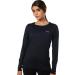 Under Armour Women's HeatGear Long-Sleeve T-Shirt - Black/Metallic Silver - Small - Buy Online on GoSupps.com