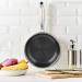 304 Stainless Steel Egg Frying Pan Non Stick Pot Kitchen Utensils Gas Stove Cookware with Anti Scald Handle 28cm - Buy Online on GoSupps.com