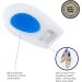 Neo G Silicone Gel Heel Cushion Pads - Large Size for Plantar Fasciitis & Achilles Tendonitis Relief - Buy Online on GoSupps.com