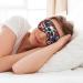 Flowers Skull Eye Mask - Unisex Light-Blocking Sleep Mask | Soft & Comfortable for Travel - Shop Internationally - Buy Online on GoSupps.com