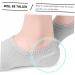 FRCOLOR Heel Cover Set - White Formal Wear Protection Pad for Men | 9.4x6.2x3cm - International Shipping - Buy Online on GoSupps.com