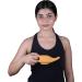 HealthGoodsIn Premium Ceramic Neti Pot with Salt - 225 Ml Freckle Pattern (Orange) | Sinus Relief Tool - Dishwasher Safe - Buy Online on GoSupps.com