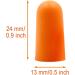 500 Pair 32 dB Disposable Foam Ear Plugs - Noise Cancelling Sound Blocking Soft Ear Plugs Dispenser Refill - Orange - Buy Online on GoSupps.com