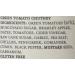 Tracklements Green Tomato Chutney | Ideal Condiment for Cheese Crackers, Sandwiches, or with Mayonnaise | Vegetarian/Vegan Friendly 315g Jar - Buy Online on GoSupps.com