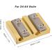 Jiayouy Violin Peg Reels Shaver - Professional Luthier Tools for Making Violin Tuning Pegs | Golden Zinc Alloy 2 Hole Design - Buy Online on GoSupps.com