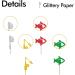 Fishing Cupcake Toppers Fish Cupcake Toppers Trammel/Fishing Net/Fishing Rod Sign Dessert Picks Fisher Fisherman Birthday Party Decoration - Green & Gold Glitter - Buy Online on GoSupps.com