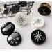 Elegant Contact Lens Case Snowflake Eye Lens Case Simple Black and White Contact Lens Travel Case for Fashion Storage and Portable Personality (Color : White) - Buy Online on GoSupps.com