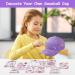 AOMIG DIY Adjustable Baseball Cap Craft Set for Girls - 10 Self-Adhesive Glitter Stones - Perfect Gift for Ages 4-11 - Purple Sun Hat - Buy Online on GoSupps.com