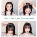 LXUE Realistic Crown Hairpieces with Bangs - Human Hair Clip-in Topper for Women with Hair Loss - 8 Dark Brown 20cm Hairpiece - Buy Online on GoSupps.com