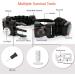 NVioAsport 20-in-1 Survival Paracord Bracelet with SOS LED Light, Fire Starter, Compass, Whistle Ideal for Camping, Hiking, Fishing | Adjustable Gear Kit in Black - Buy Online on GoSupps.com