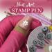 Nail Art Stamp Pen Set 6PCS Nail Art Pen Set Nail Art Flower Stamp Pen Nail Graffiti Nail Art Dotting Tools Stamp Nail Art Tool with 6 Different Patterns Easy to Use (1Set * 6Pcs) - Buy Online on GoSupps.com