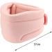 Folpus Neck Support Bandage - Soft Sponge Neck Brace for Men Women & Family | Stable Neck Support | Perfect for Car Use | Pink - Buy Online on GoSupps.com