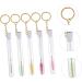 Balacoo 10 Pcs Keychain Mascara Brush Key Chains for Women Mascara Wands with Tube Lash Brush with Test Tube - Buy Online on GoSupps.com