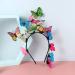 Lurrose Simulation Butterfly Headband 3D Butterfly Hairband Party Hair Accessories Festival Headband for Woman Girls Kids (Colorful) - Buy Online on GoSupps.com