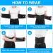 Acwoo Back Bandage Support Belt - Breathable Lumbar Support for Men & Women | Relieves Back Pain & Ideal for Sports - Buy Online on GoSupps.com