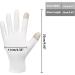 White Touch Screen Cotton Gloves for Dry Hands 10 Pairs Hand moisturizing Gloves Eczema for Lotion Overnight Sleeping Glove Jewelry Art Handling Large Touch Screen(10 Pairs) - Buy Online on GoSupps.com