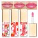 BINGBRUSH 3 Pcs Color Changing Lip Gloss Lip Oil Tinted  Peaches Strawberry Watermelon Magic Mood Lipstick   High-Shine Clear PH Color Change Lip Stain Lip Balm  Longlasting Lips Will Not Dry Out brillo para los labios 3...