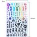 Chinese Styles Lucky Dragon Art Decoration Stickers Decals Nail Art Sticker 3D Decals Nail Art(1 Multicolor) Multicolor1 - Buy Online on GoSupps.com