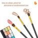 Urbanstrive 3pcs Professional Eye Makeup Brushes Set | Soft Synthetic Blending Brush Kit for Flawless Eyeshadow Eyeliner & Eyebrow Application - Gold - Buy Online on GoSupps.com