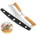 Pietuley 35CM Large Pizza Cutter with Cover Stainless Steel Pizza Cutter Rocker Wheel Pizza Slicer Pizza Knife