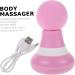 Fomiyes Mini Massage Device - Portable Percussion Muscle Massager for Home Fitness | Comfortable Body Massage Tool in Pink - Buy Online on GoSupps.com