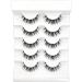Eyelashes Faux Mink Lashes Natural Look Thick Wispy False Eyelashes 11mm 15mm Thin Band Simple Fake Lashes for Small Eyes 5 Pairs (JKX61) - Buy Online on GoSupps.com