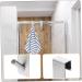 Gadpiparty 4 Pcs Bathroom Door Hook Shower Door Towel Rack Bath Towel Hook Bathroom Hanger Coat Hook Metal 17.8X4CMx2pcs Silverx2pcs - Buy Online on GoSupps.com