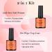 Professional Acrylic Nail Kit with Primer, Top Coat, Powder, Liquid Monomer & Kolinsky Brush - Buy Online on GoSupps.com