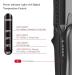 CCKEYIN 4-in-1 Crepe Iron for Hair - Ceramic Hair Straightener Curler & Crimper with Temperature Control - Multi-Style Smooth Iron in Black - Buy Online on GoSupps.com