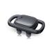 Military electrical massage gun with 4 heads 5 gears 2 modes hand massager for deep fabric portable massage device for back legs neck shoulder and body (black) black