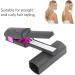 Rechargeable Mini Hair Straightener - Portable Flat Iron for All Hair Types Quick PTC Heating Anti-Scald Design Type C Interface - Compact & Stylish Gray - Buy Online on GoSupps.com