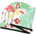 Flamingo Hibiscus Microfiber Hair Towel | Super Absorbent Coral Velvet Wrap for Long Curly & Thick Hair - Quick Dry - Buy Online on GoSupps.com